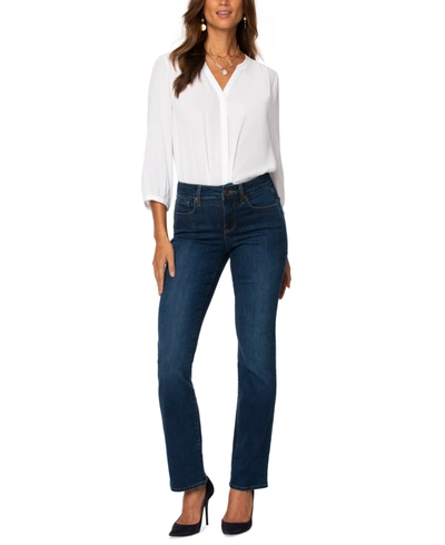 Nydj Marilyn Tummy-control Straight-leg Jeans In Quinn