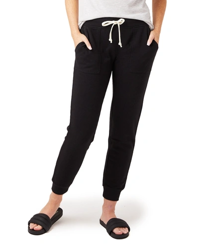 Alternative Apparel Women's Long Weekend Jogger Pants In Black