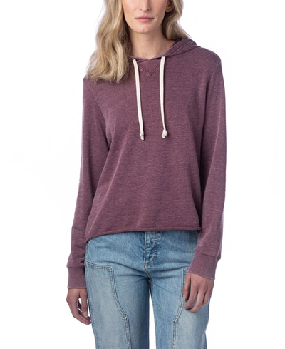 Alternative Apparel Women's Day Off Hoodie In Wine