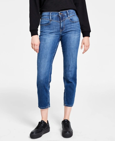 Calvin Klein Jeans Est.1978 High-rise Tummy-control Cropped Jeans In Malibu