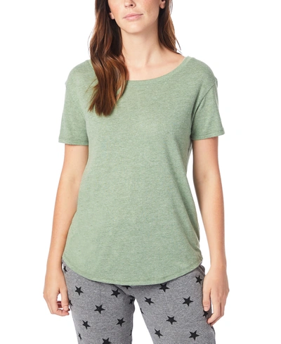 Alternative Apparel Women's The Backstage T-shirt In Vintage-like Pine