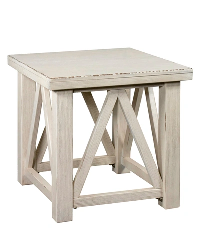 Furniture Aberdeen Side Table In White