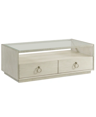 Furniture Maisie Rectangular Cocktail Table In Champagne