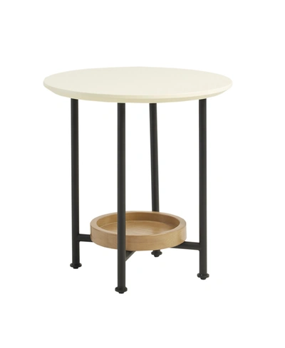 Madison Park Beaumont End Table In White