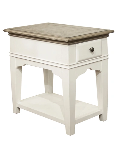 Furniture Myra Chairside Table In Off-white