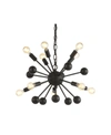 Jonathan Y Orbit 10-light Adjustable Modern Industrial Sputnik Led Chandelier In Black
