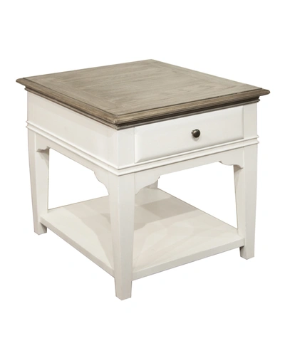 Furniture Myra Leg Side Table In Off-white