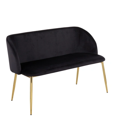 Lumisource Fran Glam Bench In Gold