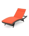 NOBLE HOUSE SALEM OUTDOOR CHAISE LOUNGE WITH CUSHION