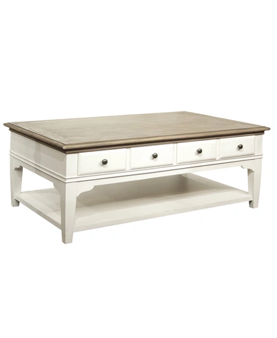 Furniture Myra Leg Cocktail Table In Off-white