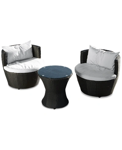 Noble House Wilden 3-pc. Chat Set In Black
