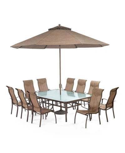 Furniture Oasis Outdoor Aluminum 11-pc. Dining Set (84" X 60" Dining Table And 10 Dining Chairs), Created For