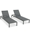 NOBLE HOUSE WESTLAKE OUTDOOR CHAISE LOUNGE (SET OF 2)