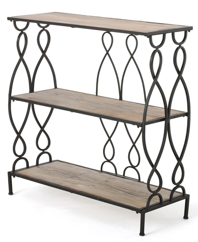 Noble House Neyman Bookcase In Natural