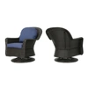 Noble House Liam Outdoor Club Chair, Set Of 2 In Dark Brown