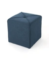 Noble House Kenyon Ottoman In Navy