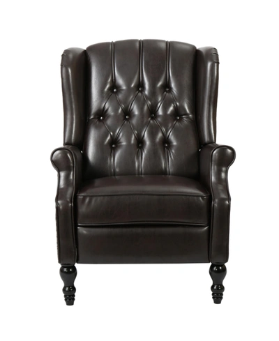 Noble House Walter Recliner In Brown