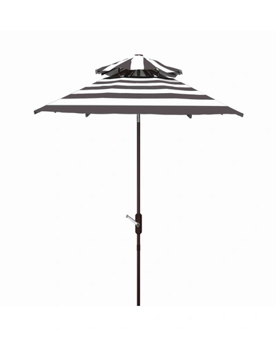 Safavieh Uv Resistant Iris Fashion Line 9ft Auto Tilt Umbrella In White