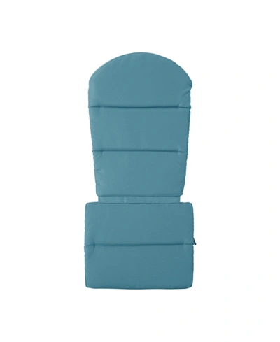 Noble House Malibu Outdoor Adirondack Cushions (set Of 2) In Dark Teal