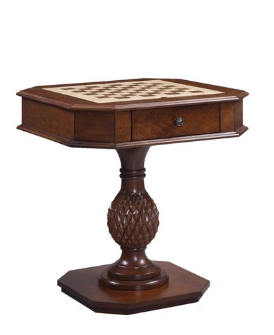Acme Furniture Bishop Ii Game Table In Red