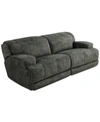 Mwhome Sebaston 2-pc. Fabric Sofa With 2 Power Motion Recliners, Created For Macy's In Highlander Midnight