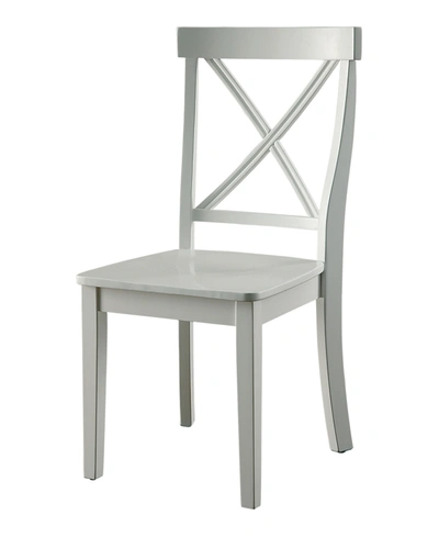 Furniture Of America Elvia Back Dining Chair, Set Of 2 In White