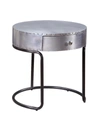 Acme Furniture Brancaster 1-drawer End Table In Aluminum