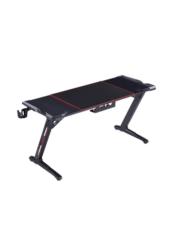 Furniture Of America Beku Rectangle Gaming Desk In Black