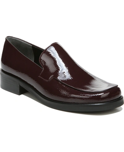 Franco Sarto Bocca Slip-on Loafers In Deep Merlot Faux Pantent
