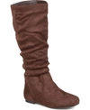 Journee Collection Journee Women's Wide Calf Rebecca-02 Boot In Brown