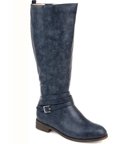 JOURNEE COLLECTION WOMEN'S IVIE KNEE HIGH RIDING BOOTS