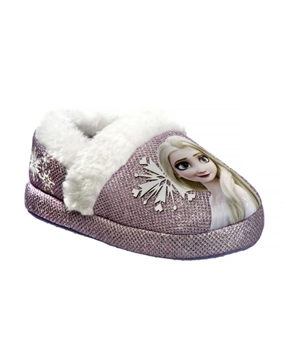 Disney Little Girls Frozen Slippers In Purple