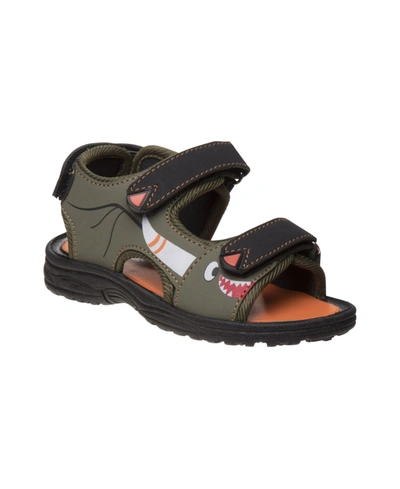 Rugged Bear Toddler Boys Outdoor Sport Sandals In Olive