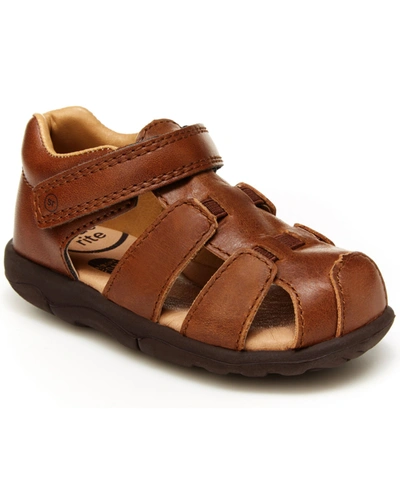 Stride Rite Little Boys Srtech Archie Fisherman Sandals In Brown