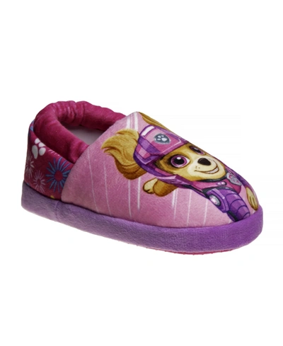 Nickelodeon Babies' Little Girls Paw Patrol Slippers In Pink