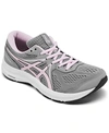 Asics Women's Gel-contend 7 Running Sneakers From Finish Line In Sheet Rock/pink