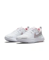 Nike Women's React Miler 2 Running Sneakers From Finish Line In White/pink Glaze