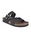 WHITE MOUNTAIN HAZY WOMEN'S FOOTBED SANDALS WOMEN'S SHOES