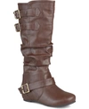 Journee Collection Women's Tiffany Boot In Brown