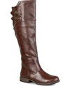 Journee Collection Women's Tori Wide Calf Knee High Riding Boots In Brown