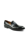 Bruno Magli Men's Arezzo Braided Leather Penny Loafers In Black Calf