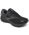 Brooks Adrenaline Gts 22 Sneaker In Black/ebony