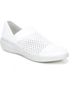 Bzees Charlie Knit Slip-on Shoe In White Fabric
