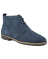 Shop White Mountain Women's Auburn Lace-up Booties Women's Shoes In Navy/suede