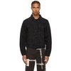 Off-white Negative Marker Arrows Denim Jacket In Black