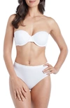 Ellen Tracy Radiant Elegance Strapless Bra In White