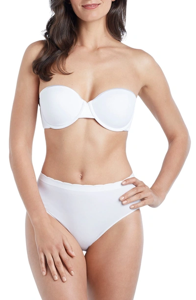 Ellen Tracy Radiant Elegance Strapless Bra In White