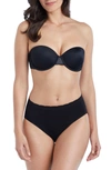 Ellen Tracy Radiant Elegance Strapless Bra In Black