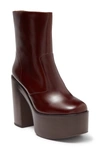 Jeffrey Campbell Platform Ankle Boot In Brown
