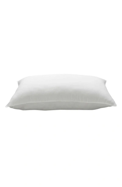 Ella Jayne Home Soft Plush Gel Fiber Filled Allergy Resistant Stomach Sleeper Pillow In White